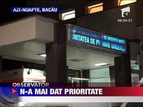 A uitat sa acorde prioritate