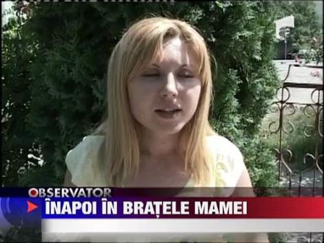 Copilul ratacit in Iasi a ajuns in bratele mamei