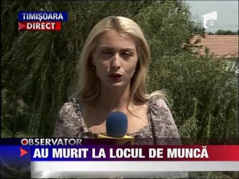 Muncitori electrocutati la locul de munca