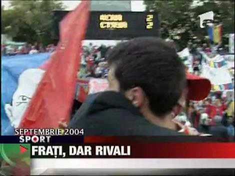 Suporterii romani si cei bulgari, infratiti