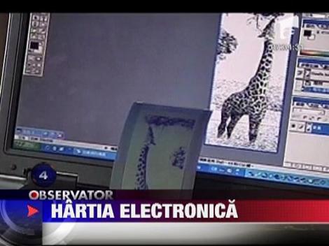 S-a inventat hartia electronica