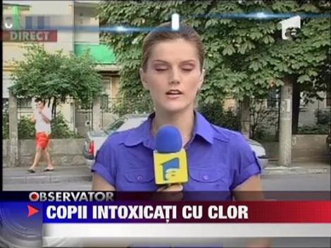 Copii intoxicati cu clor la Reghin