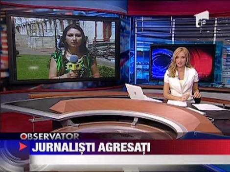Jurnalisti agresati in Gorj