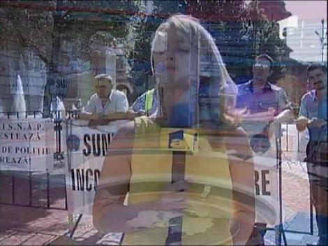 Protest inedit al politistilor