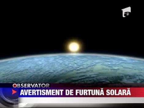 Alerta de furtuna solara