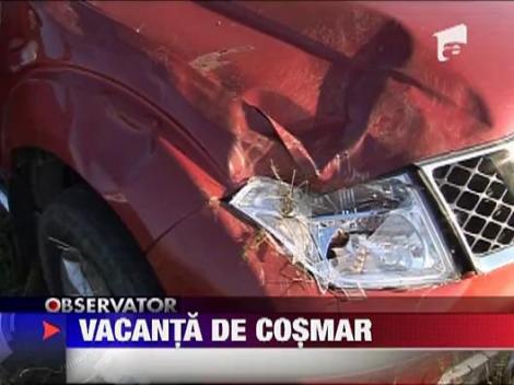 Englezi accidentati in Romania