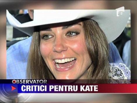 Atac la adresa lui Kate