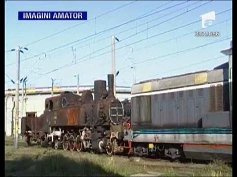 Locomotiva de epoca restaurata la Dej