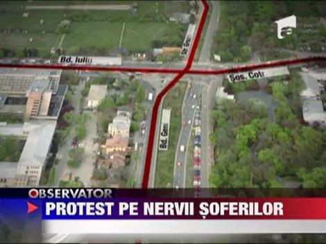 Protest cu pistol la Cotroceni