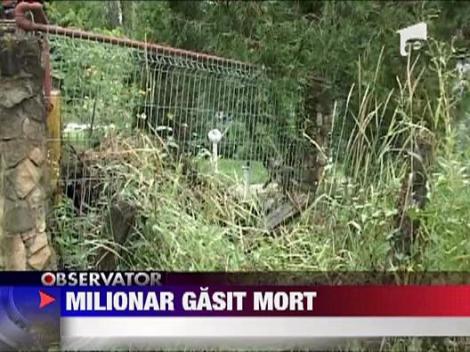 Milionar gasit mort in casa la Bacau