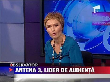 Antena 3, lider de audienta