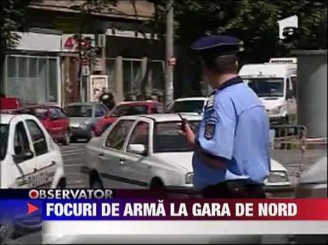 Focuri de arma in trafic la Gara de Nord