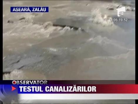 Ploaia a scufundat Zalaul!