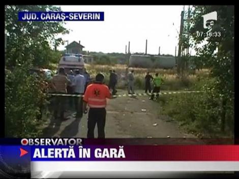 Scurgere de acid clorhidric intr-o gara din Caras-Severin