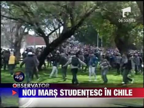 Mars studentesc in Chile