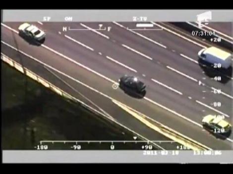 Sofer nebun pe autostrada