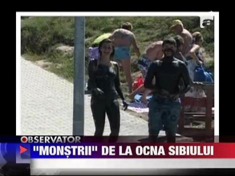 Namolul din lacul Ocna Sibiului naste monstri!