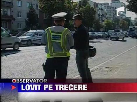 Batran lovit pe trecerea de pietoni