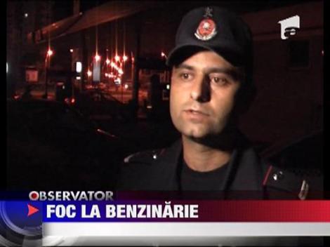 Incendiu in benzinarie