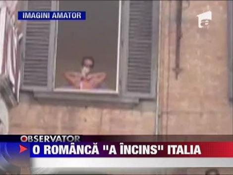 UPDATE / Show sexy facut de o romanca in Italia