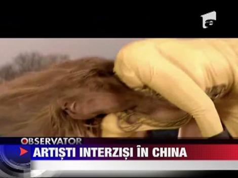 Artisti de succes interzisi in China