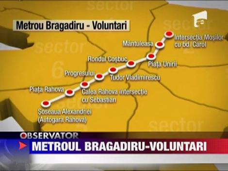 Linie de metrou de la Bragadiru in Voluntari