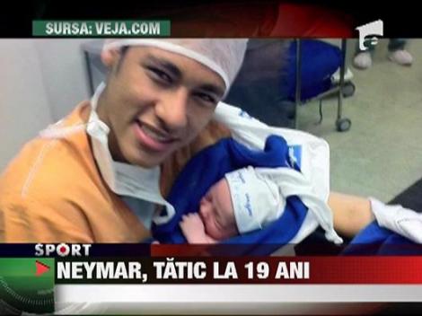 Neymar, tata la doar 19 ani