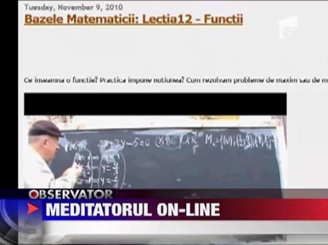 Un profesor din Bacau revolutioneaza educatia, preda matematica on-line