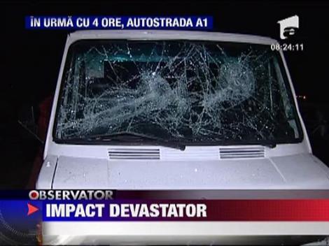 Si-a pierdut viata pe A1