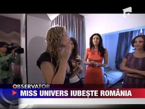 Miss Univers vrea sa promoveze Romania