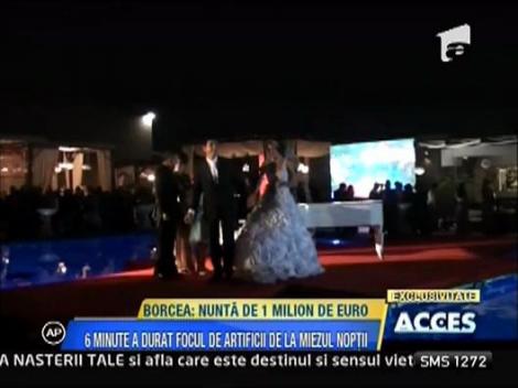 Joc de artificii grandios la nunta lui Cristi Borcea