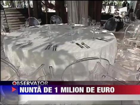 Cristi Borcea si Alina, nunta de 1 milion de euro