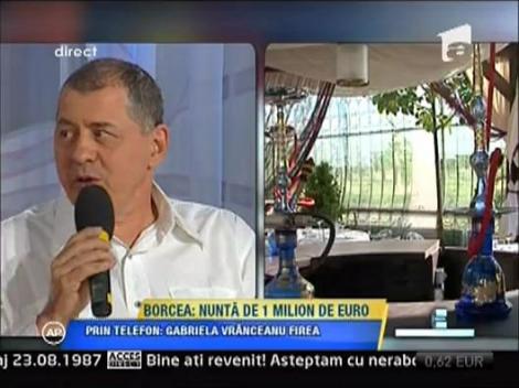 Gabriela Vranceanu Firea despre nunta lui Cristi Borcea