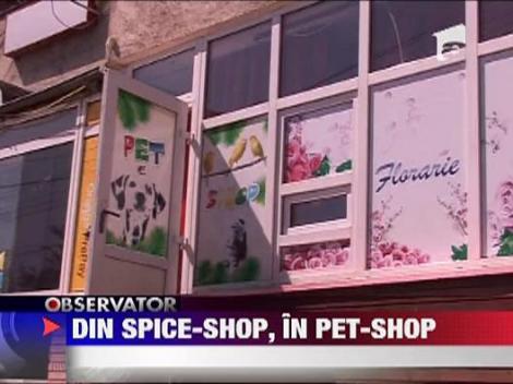 Spice-shopuri deghizate in PET-shopuri