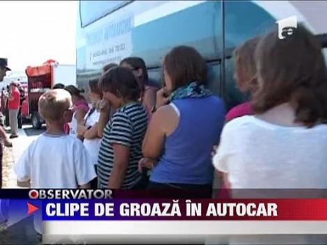 Un autocar cu 42 de copii, implicat intr-un accident de circulatie pe DN1