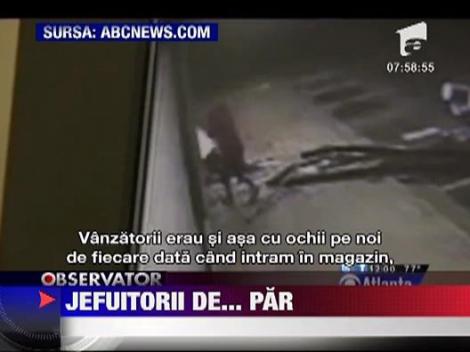 Jefuitorii de extensii de par