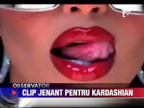 Kim Kardashian, periculos de sexy in videoclipul ei!