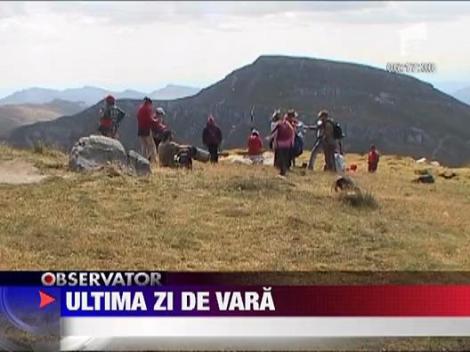 Ultima zi de vara la munte