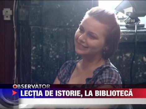 Lectia de istorie, la Biblioteca Metropolitana Bucuresti