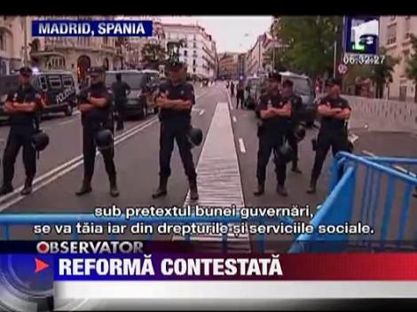 Reforma contestata in Spania