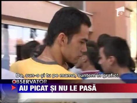 Au picat BAC-ul si nu le pasa