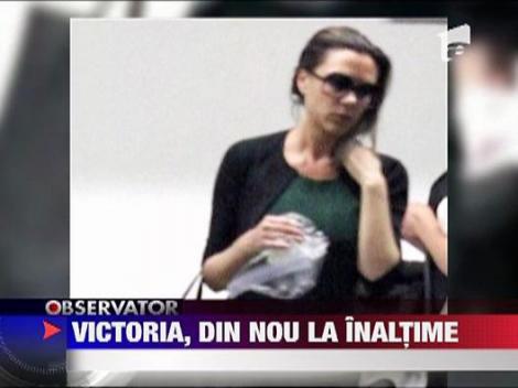 Victoria Beckham, dependenta de incaltarile cu toc