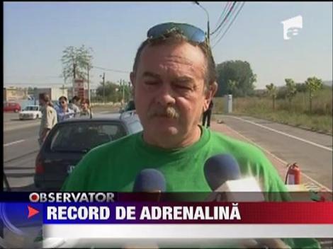 Cascadorie de Cartea Recordurilor la Targu Mures!