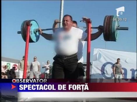 Cei mai puternici romani s-au intrecut la Sibiu