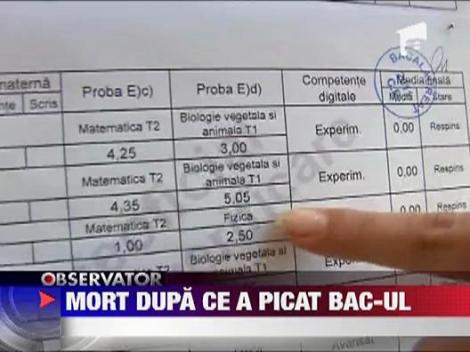 UPDATE / Tanar picat la BAC, gasit mort