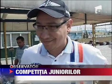 Copiii lui Tariceanu si Ponta s-au intrecut pe pista