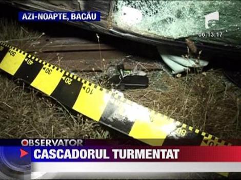 Accident spectaculos in Bacau