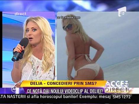 Delia Matache si-a concediat dansatoarele prin sms-uri!