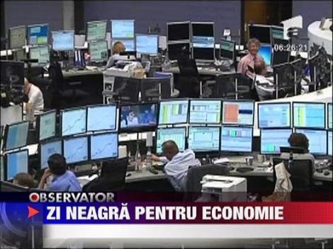 Zi neagra pentru bursele din intreaga lume