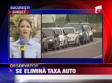 Taxa auto va fi eliminata in 2012 sau 2013 si inlocuita cu o carte verde